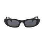 Prada Women Geometric Frame Lava Black Sunglasses