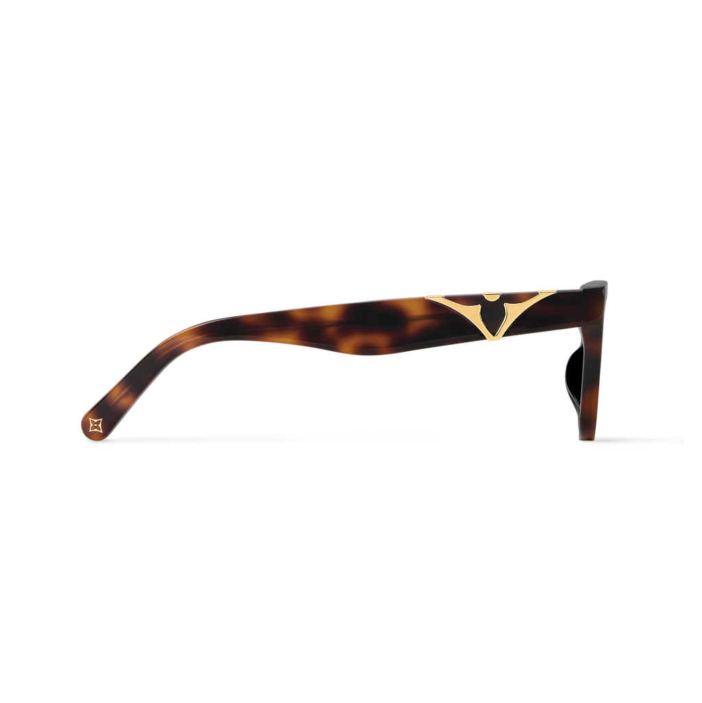 Louis Vuitton Women Cat Eye Frame Brown Tortoise Sunglasses