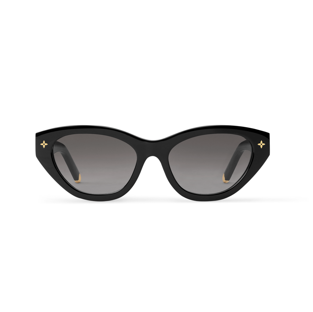 Louis Vuitton Women Cat Eye Frame Shine Black Sunglasses