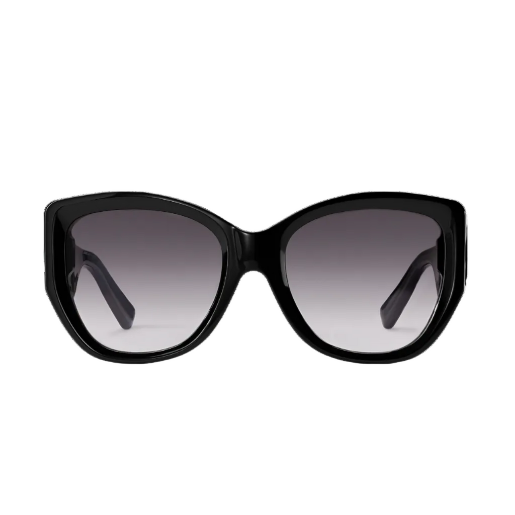 Louis Vuitton Women Cat Eye Frame Raven Black Sunglasses