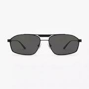 Balenciaga Men BB0416S 001 Black / Grey Geometric Metal Sunglasses