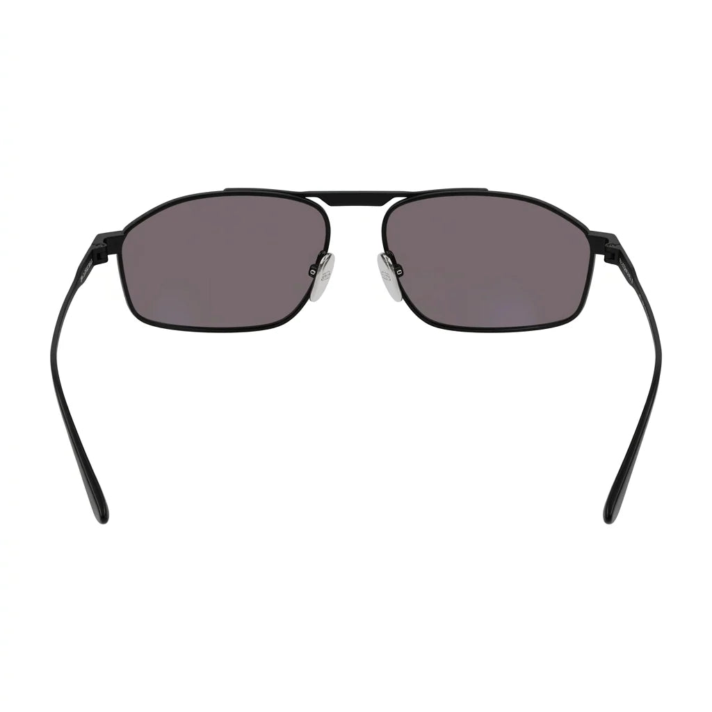 Balenciaga Men BB0416S 001 Black / Grey Geometric Metal Sunglasses