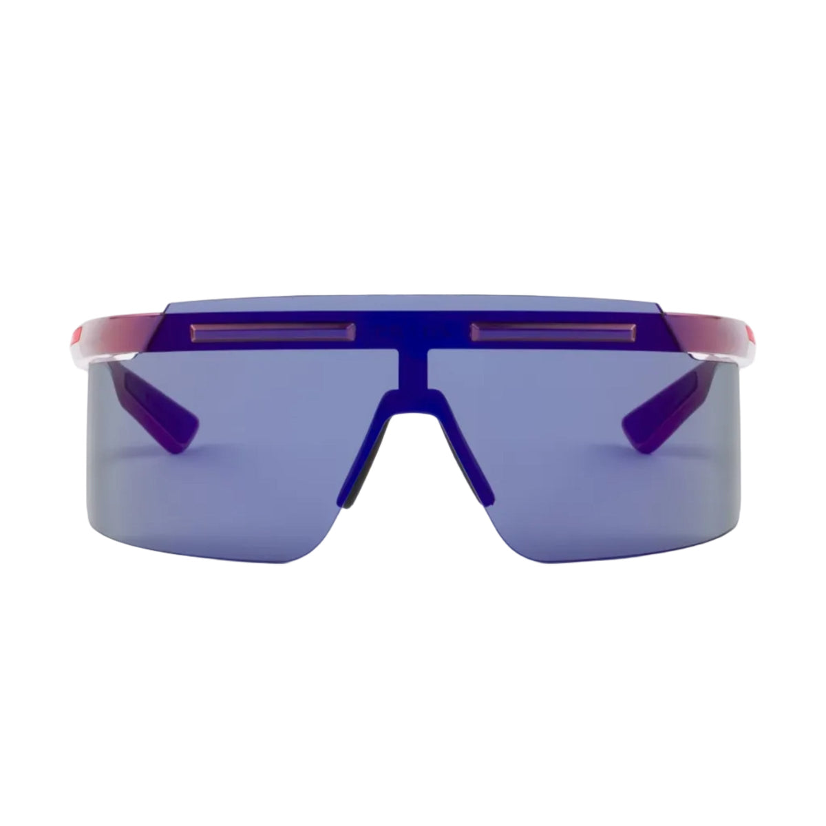 Prada Men Rimless Frame Purple Sunglasses