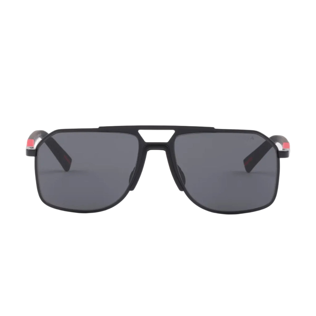Prada Men Pilot Frame Black Sunglasses