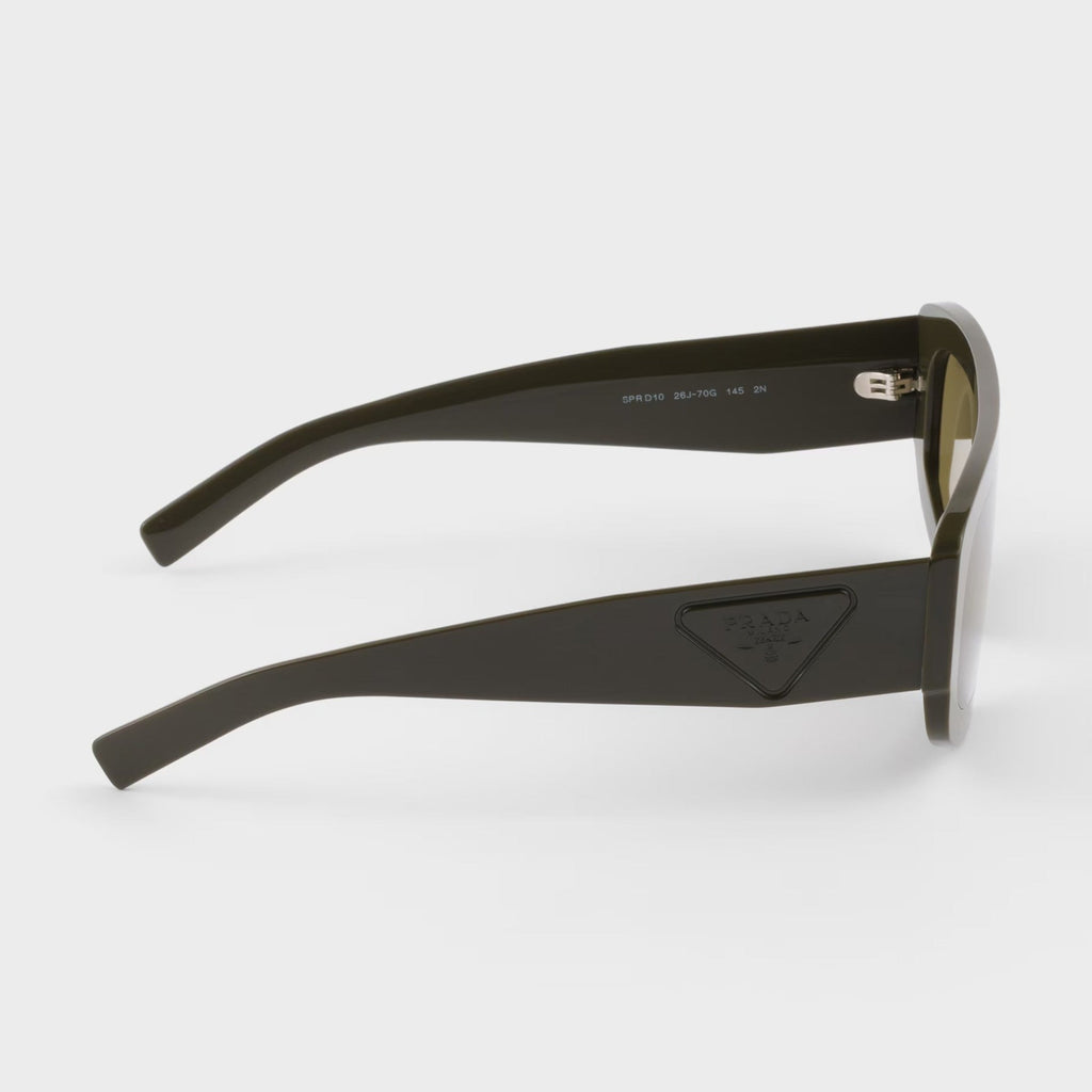 Prada Men Mask Frame Laurel Green Sunglasses