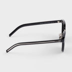 Prada Men Pantos Frame Shiny Deep Black Sunglasses