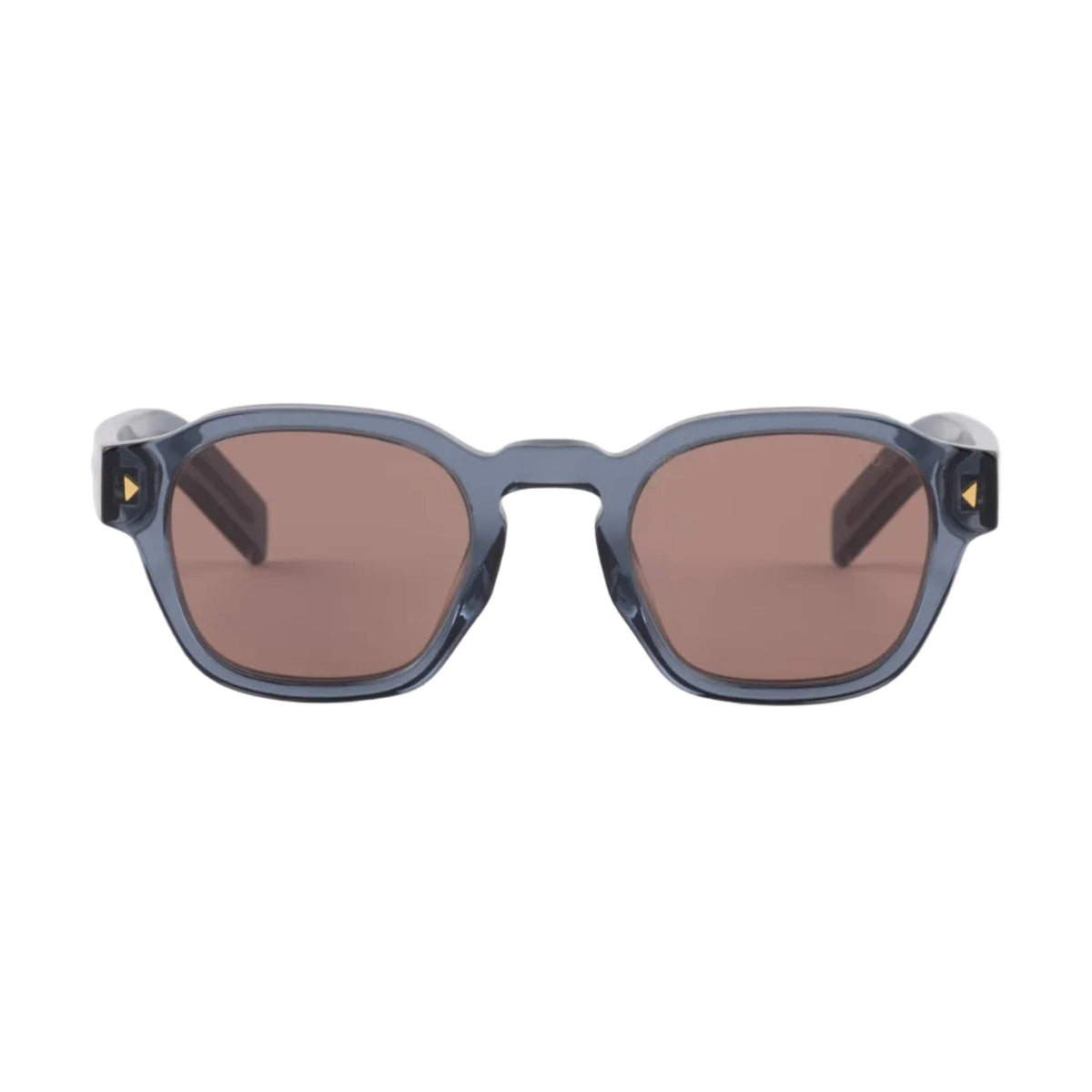 Prada Men Pantos Frame Shiny Ocean Blue Sunglasses