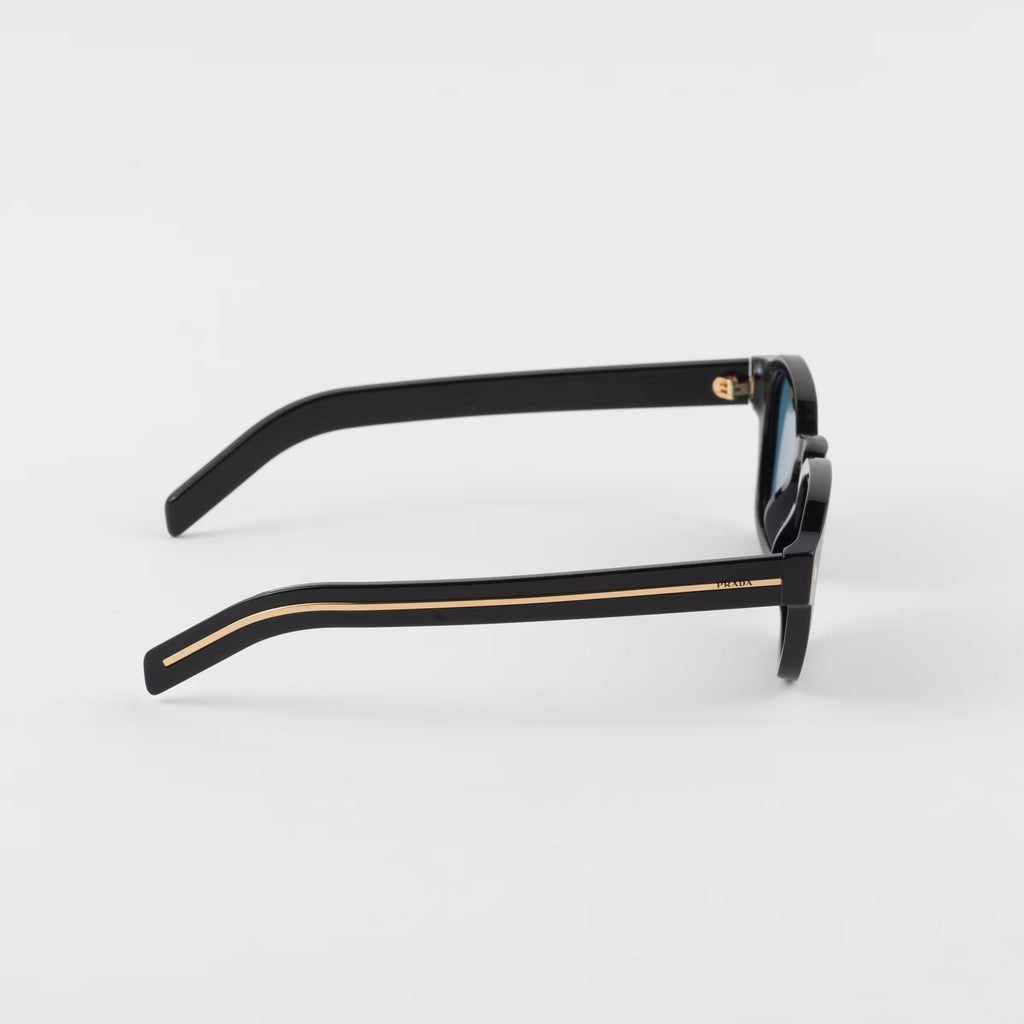 Prada Men Pantos Frame Dusty Black Sunglasses