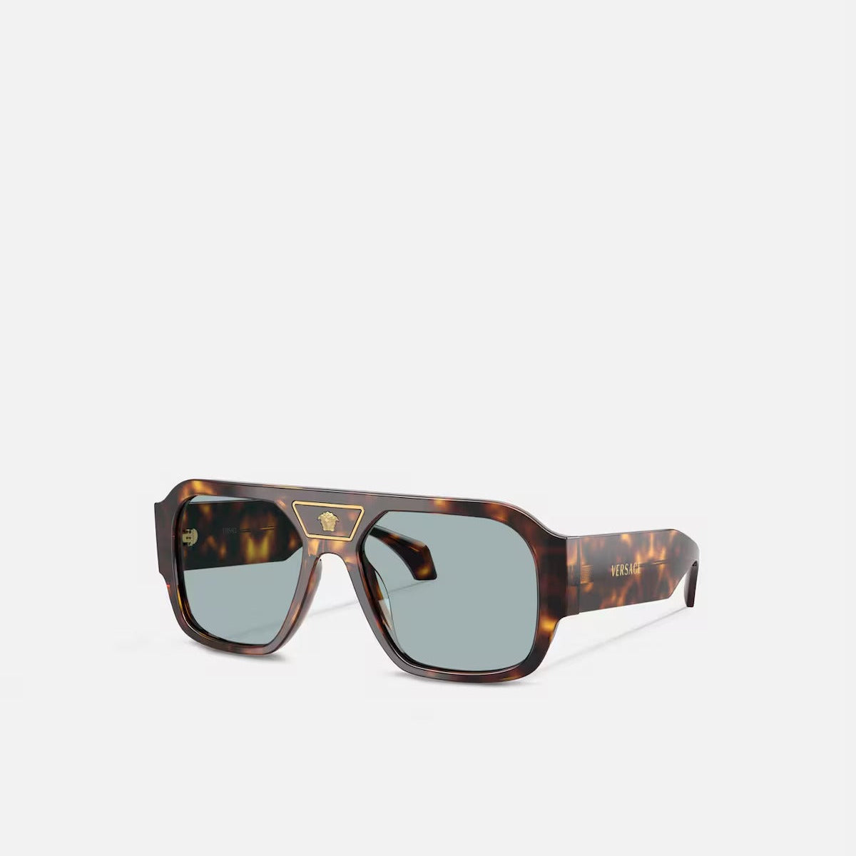 Versace Mask Frame Tortoiseshell Sunglasses