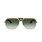 Versace Navigator Frame Gold Sunglasses