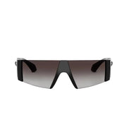 Versace Mask Rimless Frame Black Sunglasses