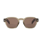 Prada Men Pantos Frame Shiny Transparent Brown Sunglasses