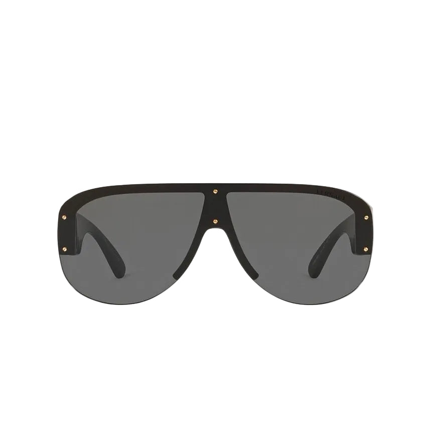 Versace Men Mask Frame Black Sunglasses