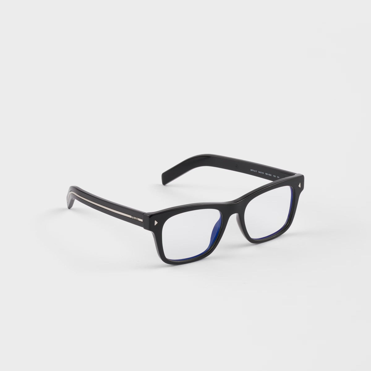 Prada Men Squared Frame lead Black Sunglasses