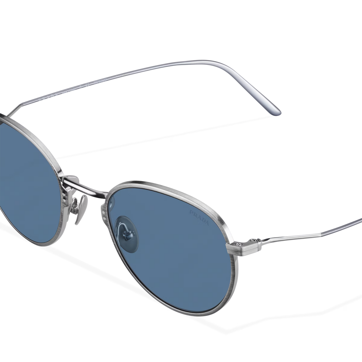 Prada Men Pantos Frame lead Gray Brushed Titanium Sunglasses