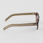 Prada Men Pantos Frame Shiny Transparent Brown Sunglasses