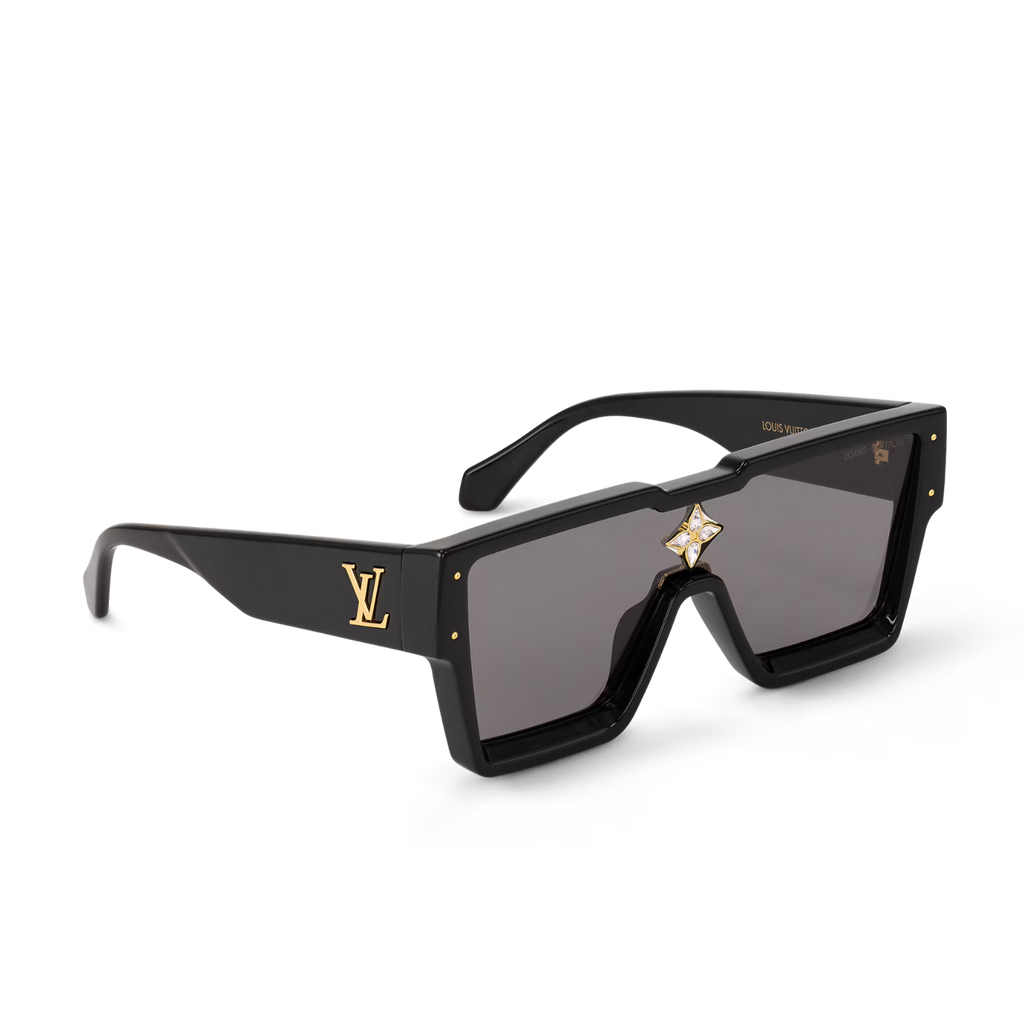 Louis Vuitton Men Mask Frame Soft Black Sunglasses