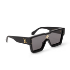 Louis Vuitton Men Mask Frame Soft Black Sunglasses