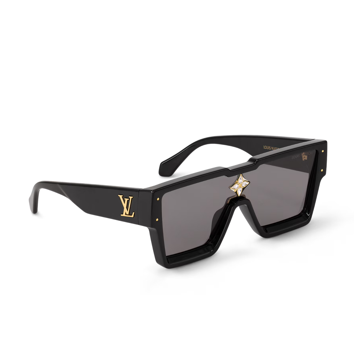 Louis Vuitton Men Mask Frame Soft Black Sunglasses