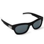 Louis Vuitton Men Round Sqaure Frame Matte Black Sunglasses