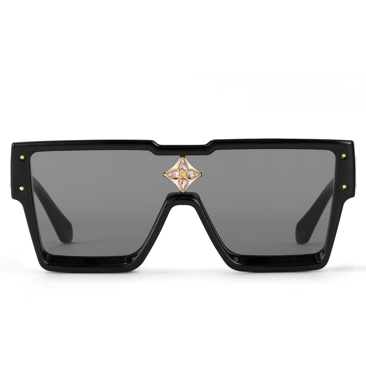 Louis Vuitton Men Mask Frame Soft Black Sunglasses