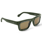 Louis Vuitton Men Square Frame Dark Green Sunglasses
