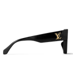 Louis Vuitton Men Mask Frame Soft Black Sunglasses