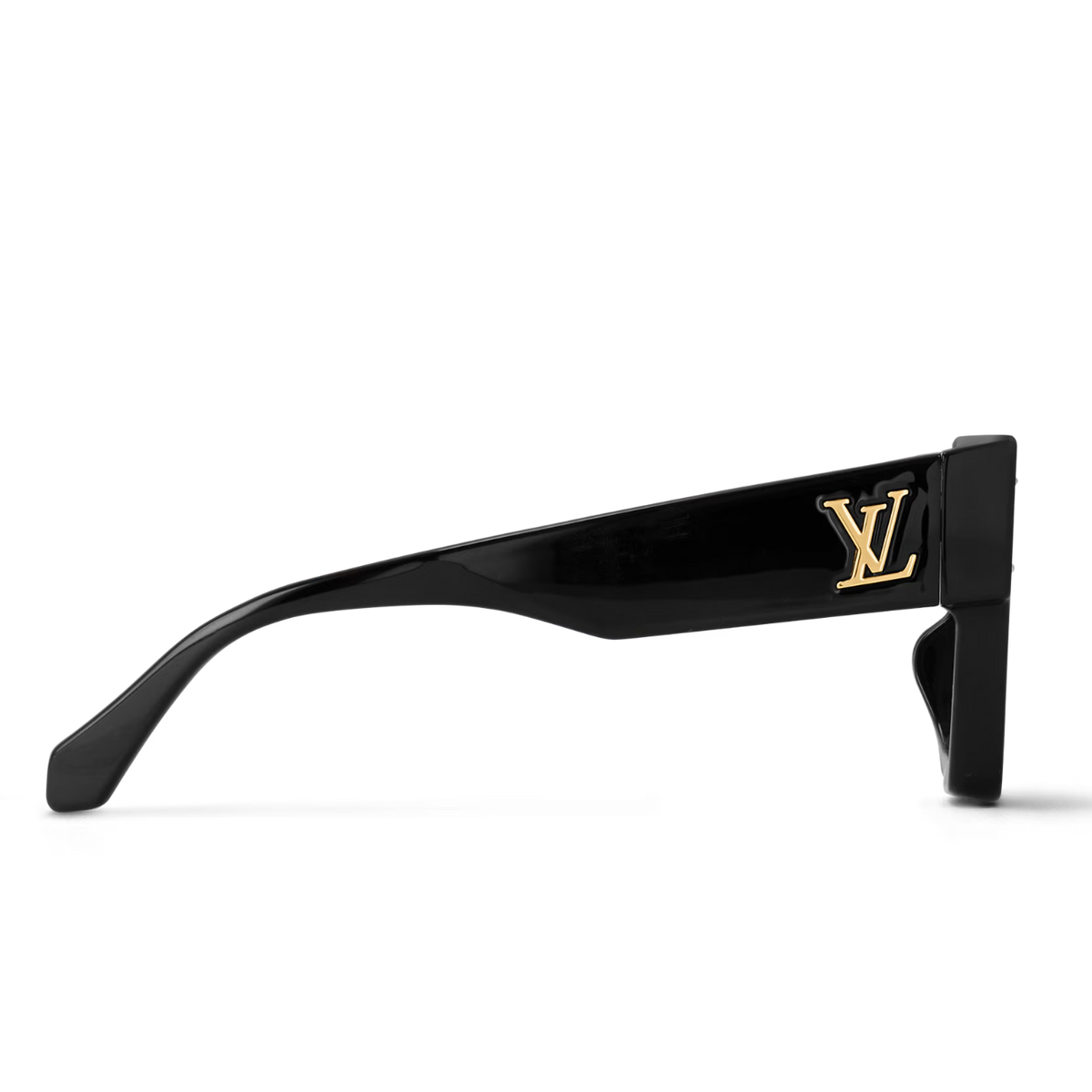 Louis Vuitton Men Mask Frame Soft Black Sunglasses