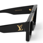 Louis Vuitton Men Mask Frame Soft Black Sunglasses