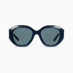 Gucci Women Geometric Frame Blue Sunglasses