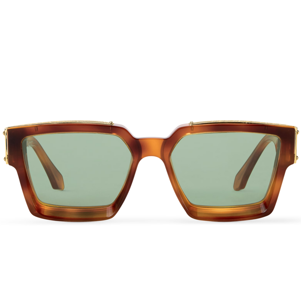 Louis Vuitton Men Square Frame Brwon Sunglasses