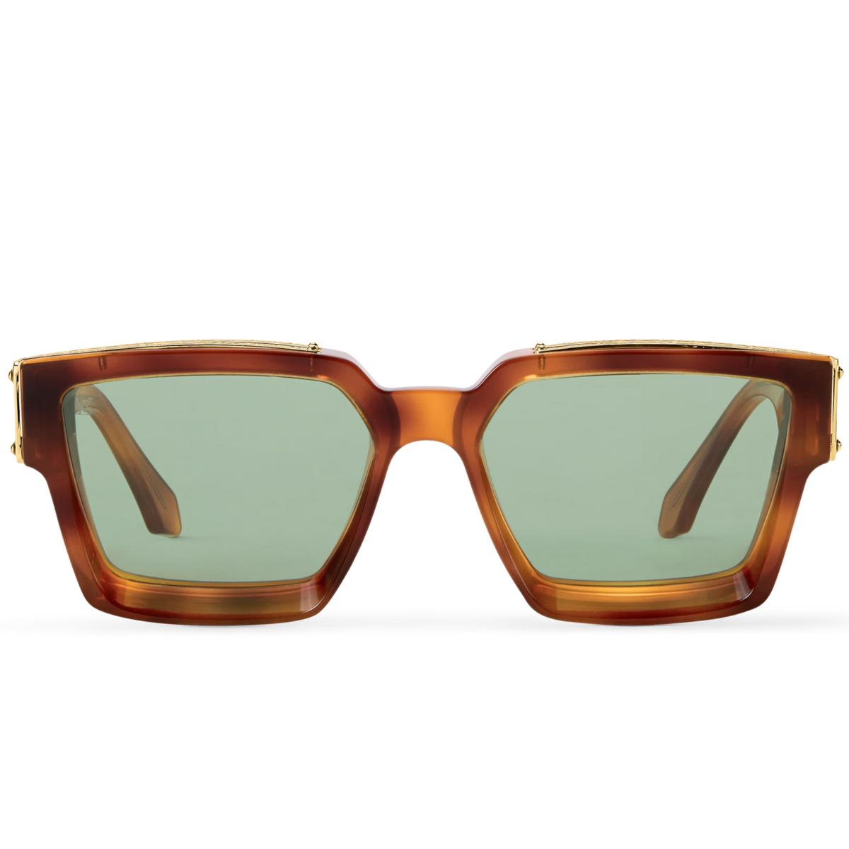Louis Vuitton Men Square Frame Brwon Sunglasses