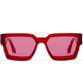 Louis Vuitton Men Square Frame Red Sunglasses