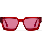 Louis Vuitton Men Square Frame Red Sunglasses