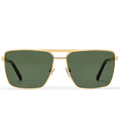 Louis Vuitton Men Square Frame Natural Gold Sunglasses