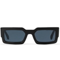 Louis Vuitton Men Square Frame Matt Shiny Black Sunglasses