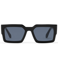 Louis Vuitton Men Square Deep Shiny Black Sunglasses