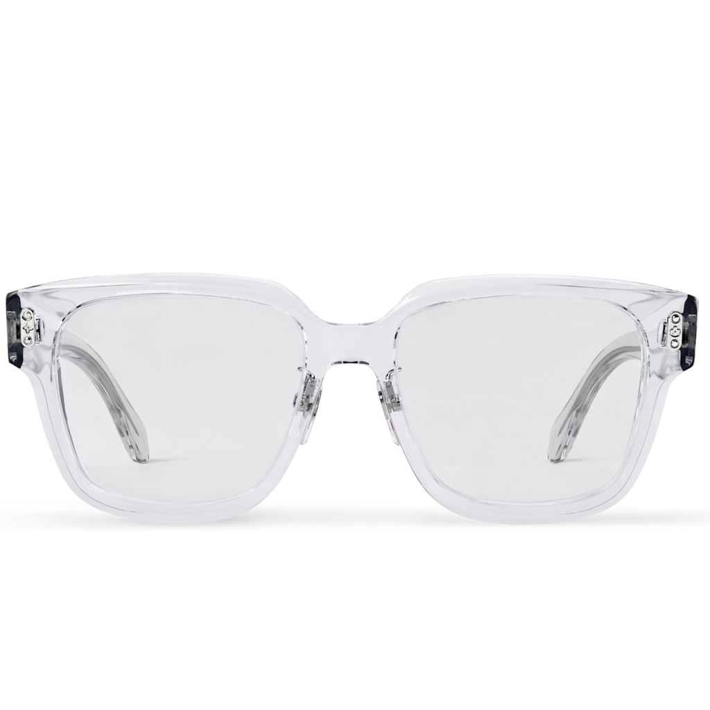 Louis Vuitton Men Square Frame White Sunglasses