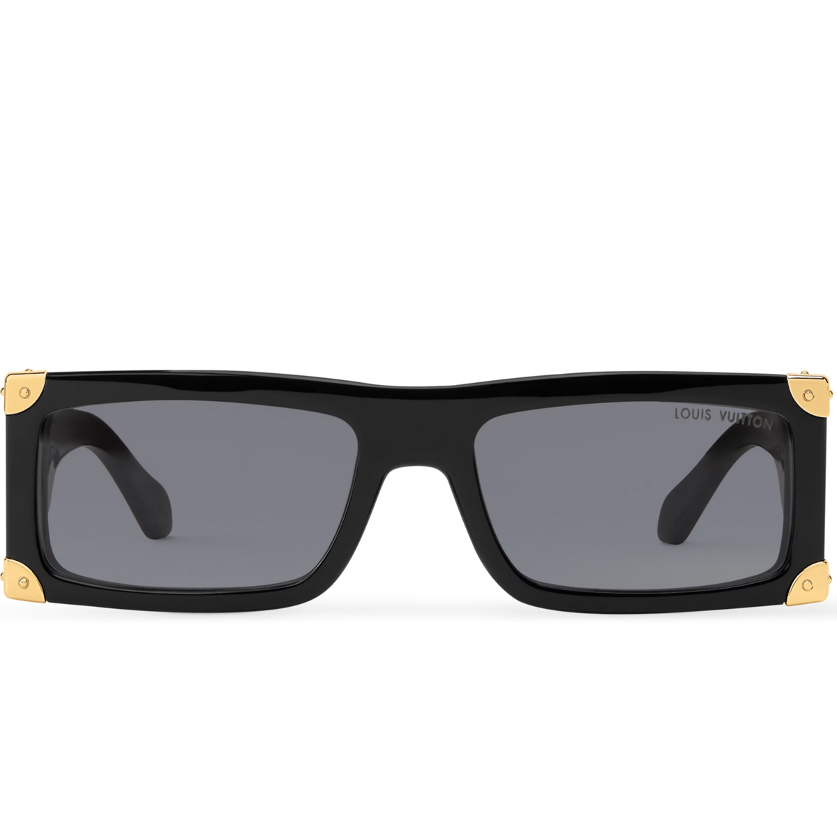 Louis Vuitton Men Square Frame Sable Black Sunglasses