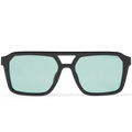 Louis Vuitton Men Square Pilot Frame Black Sunglasses