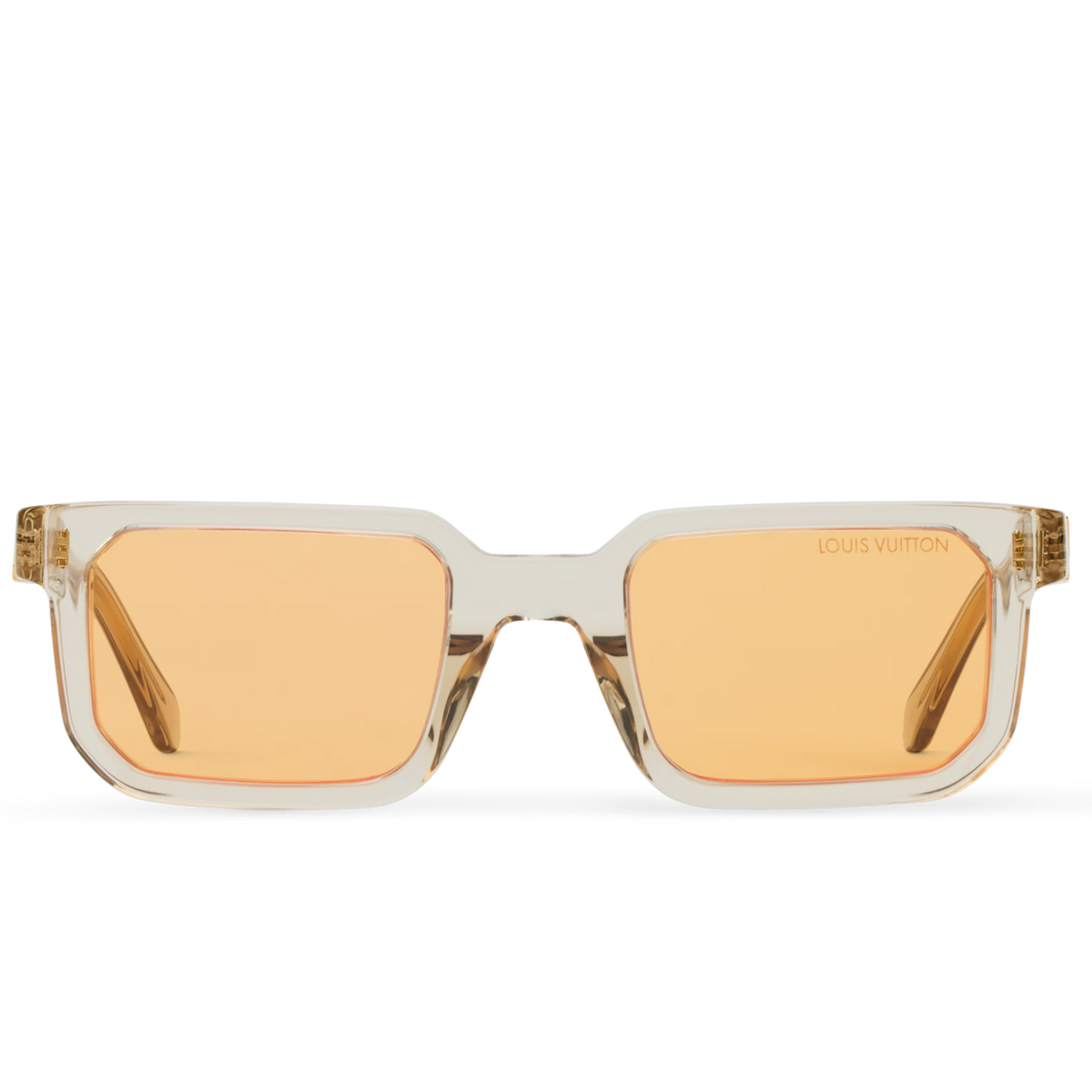 Louis Vuitton Men Square Frame Crystal Sunglasses