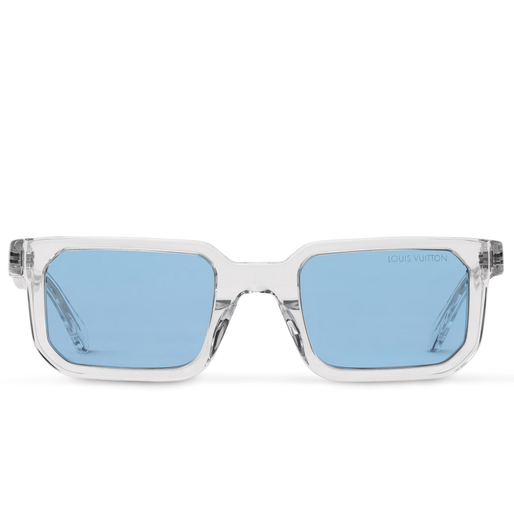 Louis Vuitton Men Square Frame Clear Sunglasses