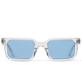 Louis Vuitton Men Square Frame Clear Sunglasses