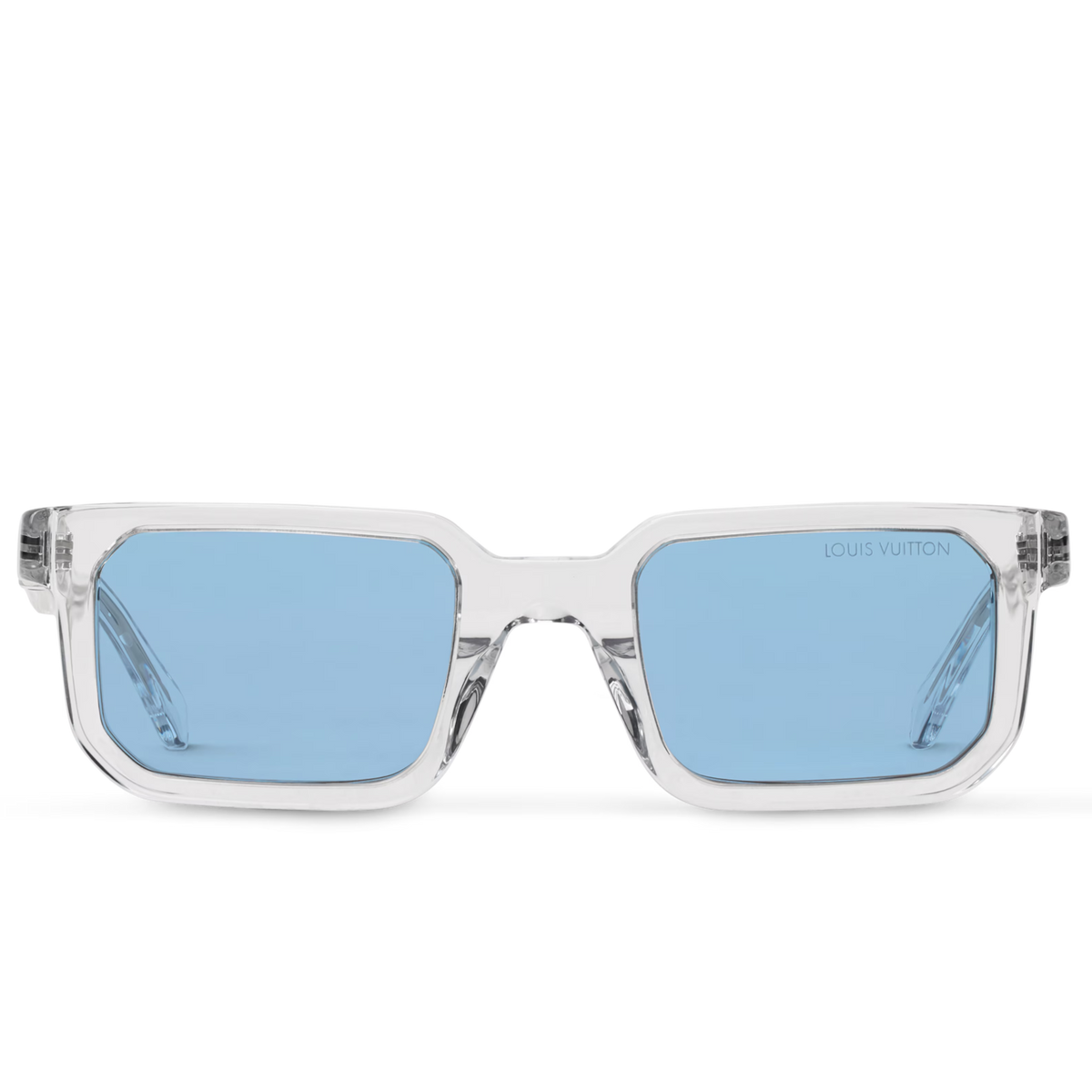 Louis Vuitton Men Square Frame Clear Sunglasses