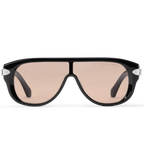 Louis Vuitton Men Mask Frame Shiny Black Sunglasses