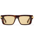Louis Vuitton Men Square Frame Dark Tortoise Sunglasses