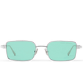 Louis Vuitton Men Square Frame Light Silver Sunglasses