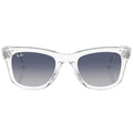 Ray Ban Men Square Frame Transparent Sunglasses