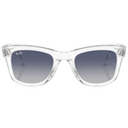 Ray Ban Men Square Frame Transparent Sunglasses