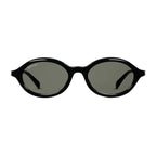 Gucci Women Round Frame Natural Black Sunglasses